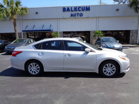 2017 Nissan Altima for sale at BALKCUM AUTO INC in Wilmington NC