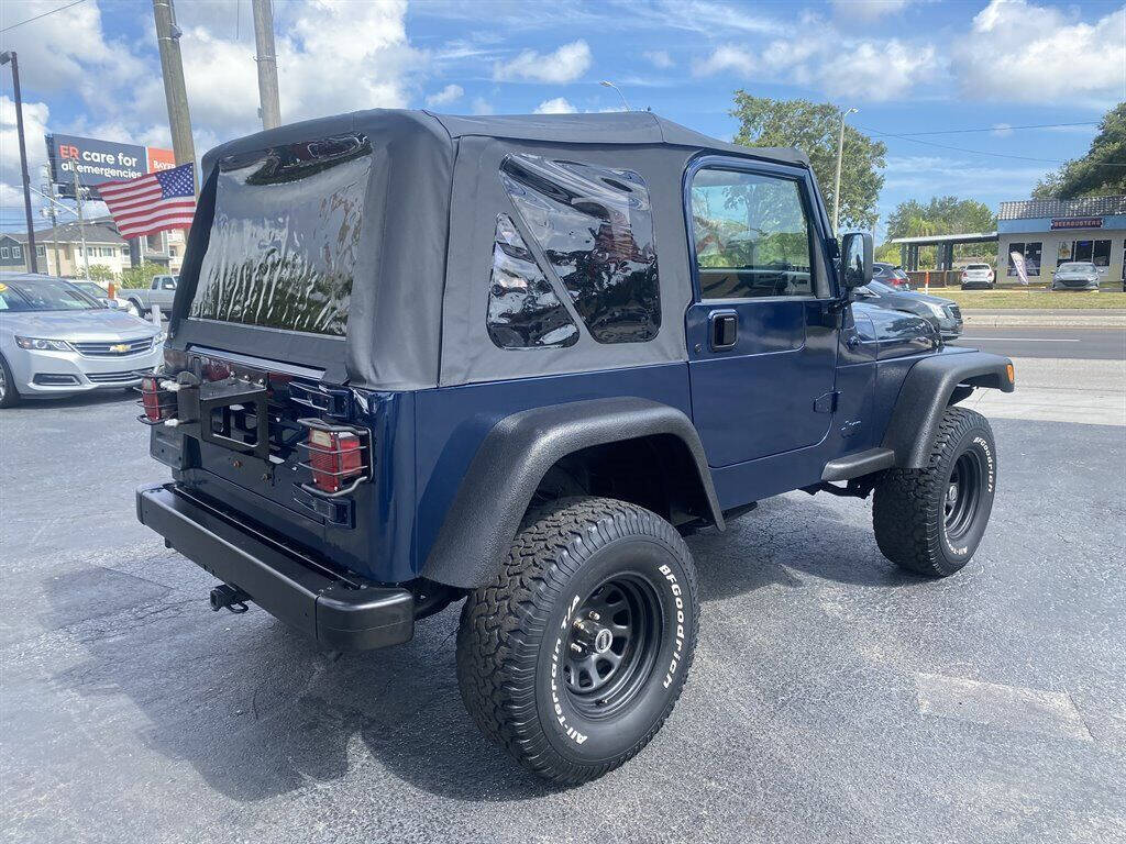 2002 Jeep Wrangler for sale at Sunshine Auto in Pinellas Park, FL