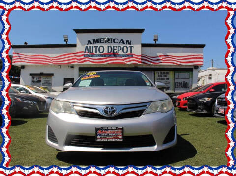 2012 Toyota Camry for sale at American Auto Depot in Modesto CA