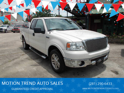 2007 Ford F-150 for sale at MOTION TREND AUTO SALES in Tomball TX