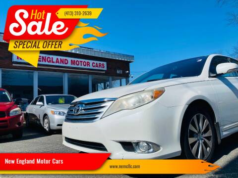 2011 Toyota Avalon for sale at New England Motor Cars in Springfield MA