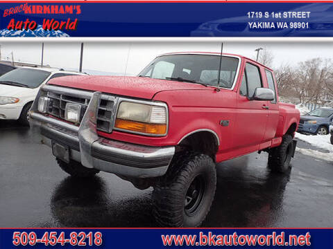 1993 Ford F-150 for sale at Bruce Kirkham's Auto World in Yakima WA