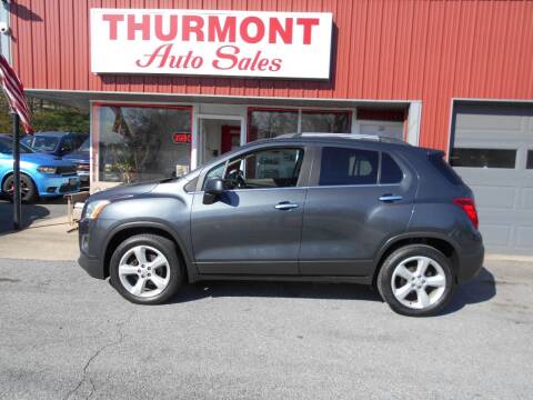2016 Chevrolet Trax for sale at THURMONT AUTO SALES in Thurmont MD