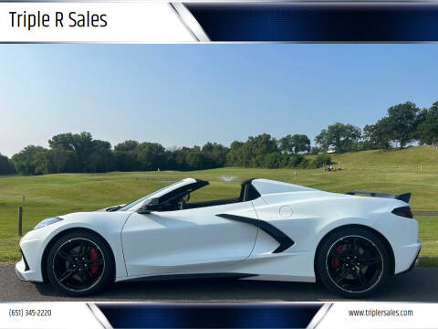 2022 Chevrolet Corvette for sale at Triple R Sales in Lake City MN