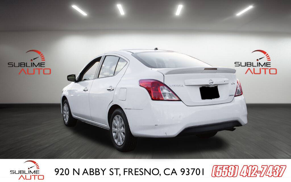 2016 Nissan Versa for sale at SUBLIME AUTO in Fresno, CA