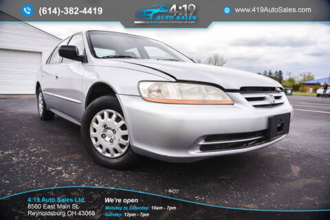 2002 Honda Accord for sale at 4:19 Auto Sales LTD in Reynoldsburg OH