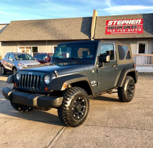2007 Jeep Wrangler for sale at Stephen Motor Sales LLC in Caldwell OH