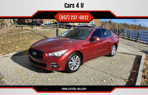 2014 Infiniti Q50 for sale at Cars 4 U in Haverhill MA