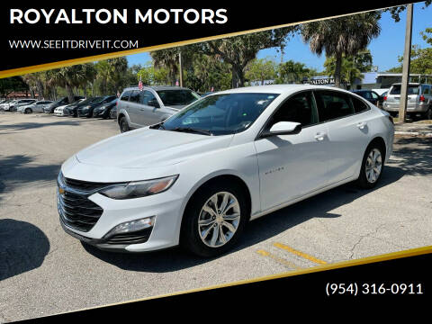 2020 Chevrolet Malibu for sale at ROYALTON MOTORS in Plantation FL