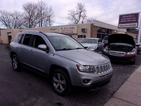 2016 Jeep Compass for sale at Gregory J Auto Sales in Roseville MI