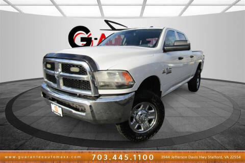 2016 RAM 2500 for sale at Guarantee Automaxx in Stafford VA