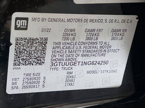 2022 GMC Sierra 1500