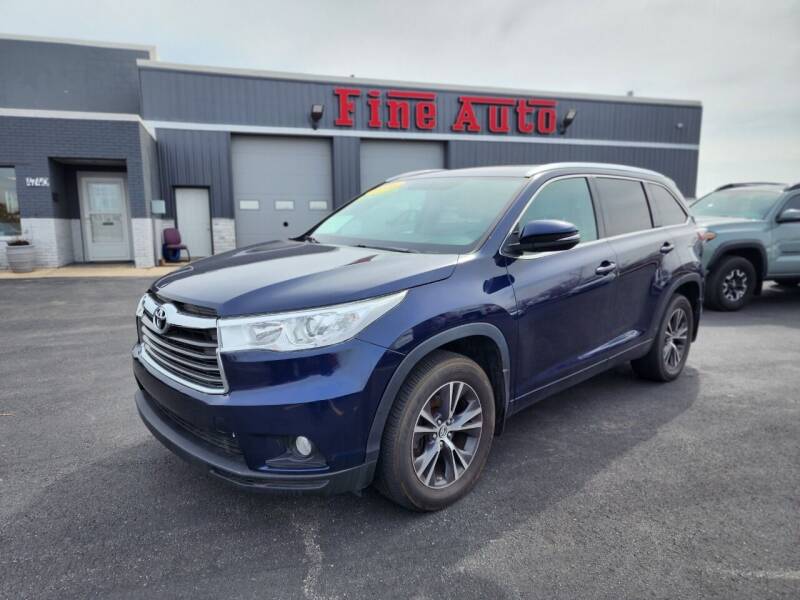 2016 Toyota Highlander for sale at Fine Auto Sales in Cudahy WI