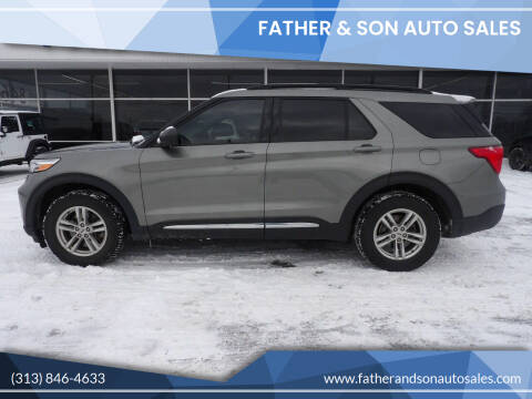 2020 Ford Explorer for sale at Father & Son Auto Sales in Dearborn MI