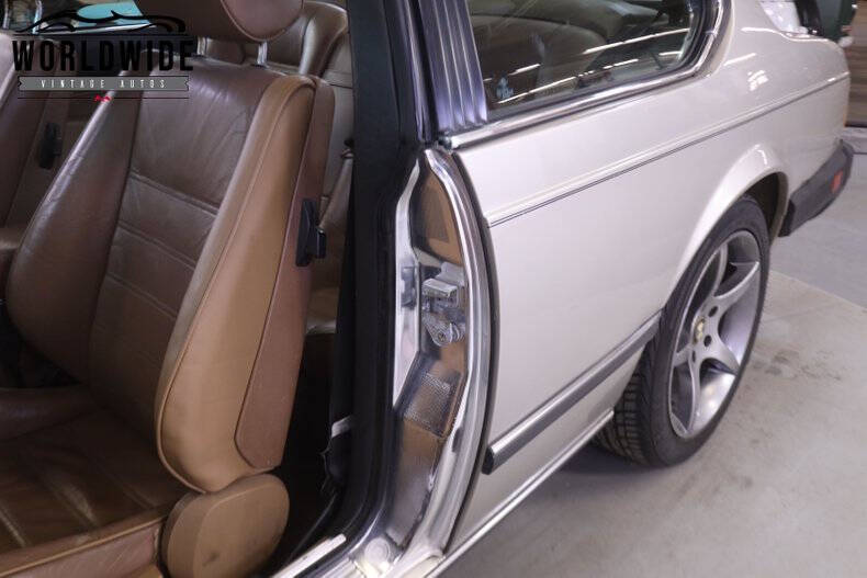 1986 BMW 6 Series 635CSi