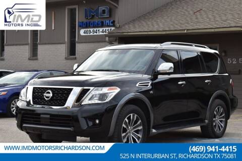 2018 Nissan Armada for sale at IMD Motors in Richardson TX