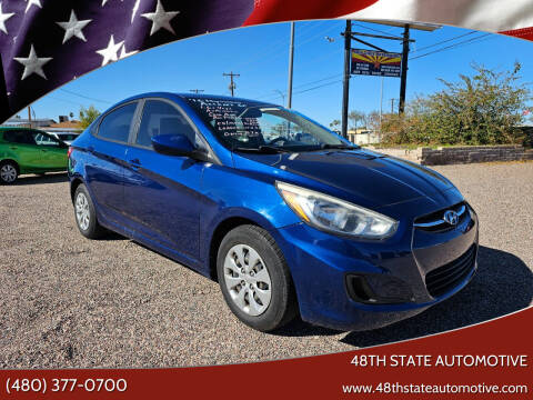 2016 Hyundai Accent for sale at 48TH STATE AUTOMOTIVE in Mesa AZ