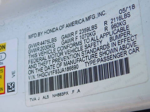 2018 Honda Accord Touring