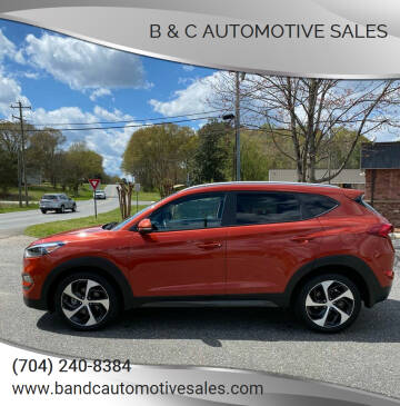2016 Hyundai Tucson for sale at B & C AUTOMOTIVE SALES in Lincolnton NC