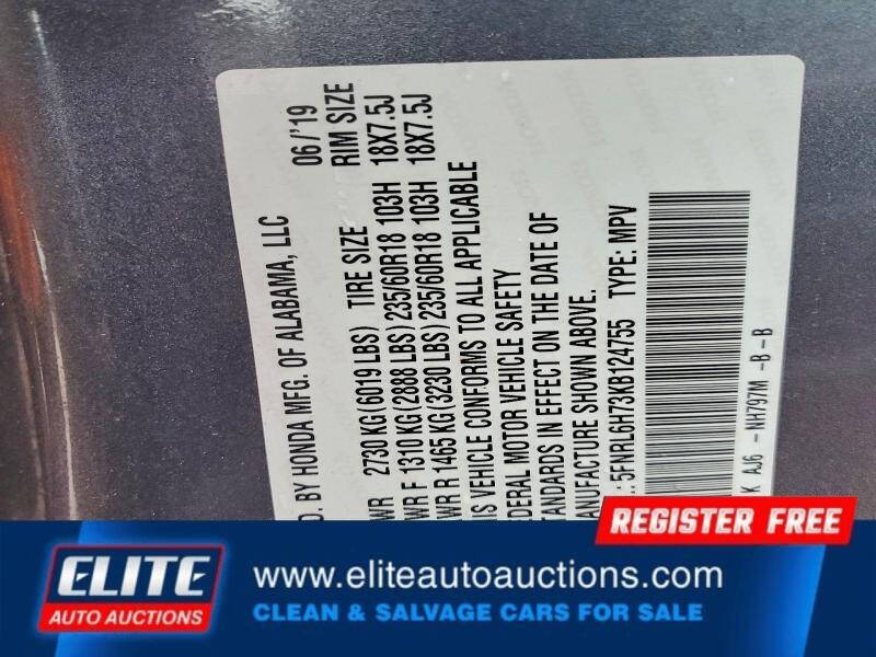 2019 Honda Odyssey EX-L