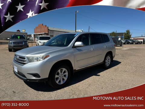 2012 Toyota Highlander for sale at MIDTOWN AUTO SALES INC in Greeley CO