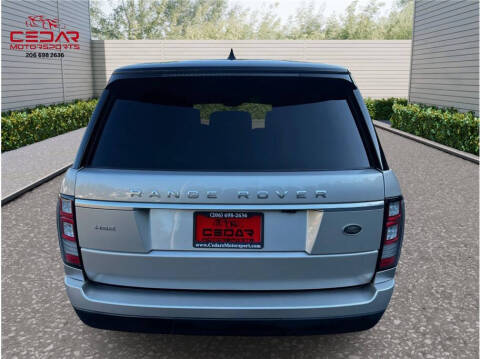 2017 Land Rover Range Rover HSE