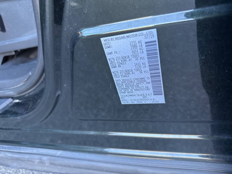 2019 Nissan Pathfinder SV