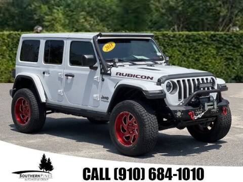 2018 Jeep Wrangler Unlimited for sale at PHIL SMITH AUTOMOTIVE GROUP - Pinehurst Nissan Kia in Southern Pines NC