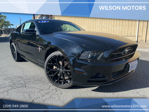 2014 Ford Mustang for sale at WILSON MOTORS in Stockton CA