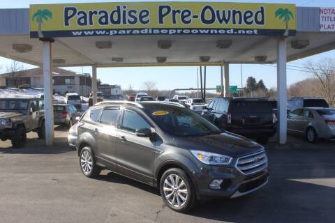 2018 Ford Escape for sale at Paradise Pre-Owned Inc in New Castle PA