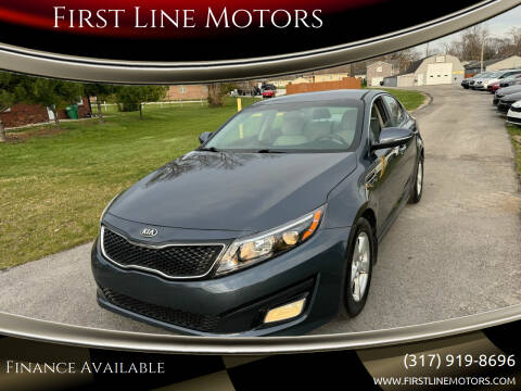 2015 Kia Optima for sale at First Line Motors in Brownsburg IN