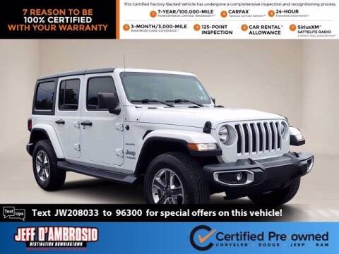 2018 Jeep Wrangler Unlimited for sale at Jeff D'Ambrosio Auto Group in Downingtown PA