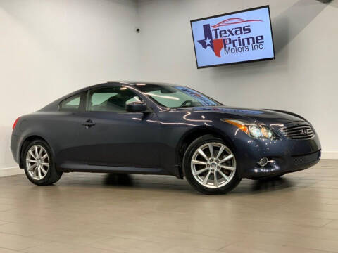 2011 Infiniti G37 Coupe for sale at Texas Prime Motors in Houston TX