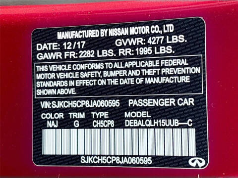 2018 Infiniti QX30 Luxury