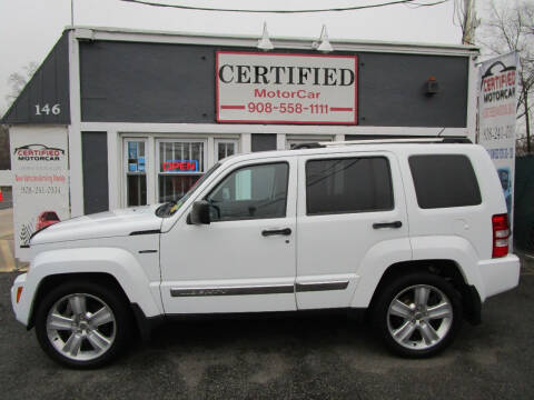 2012 Jeep Liberty for sale at CERTIFIED MOTORCAR LLC in Roselle Park NJ