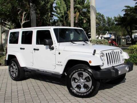 2018 Jeep Wrangler Unlimited for sale at Auto Quest USA INC in Fort Myers Beach FL