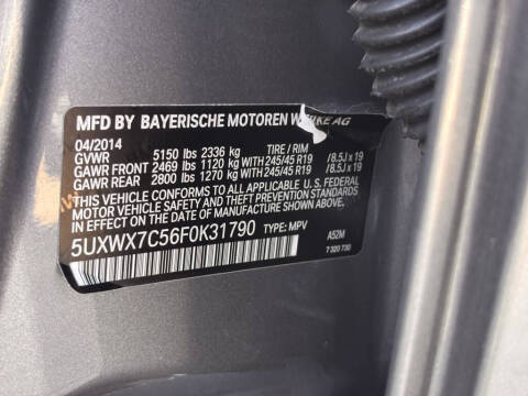 2015 BMW X3 xDrive35i