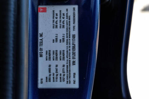 2018 Tesla Model 3 Long Range