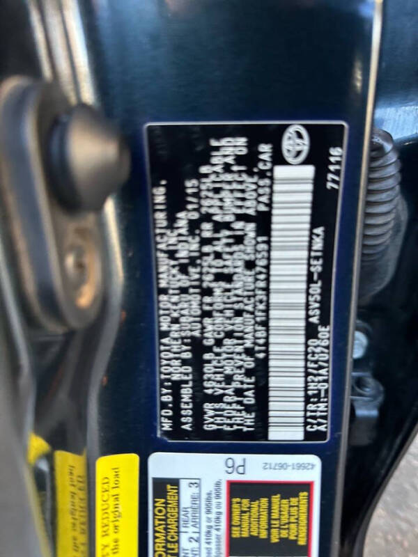 2015 Toyota Camry XLE