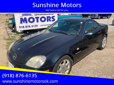 1998 Mercedes-Benz SLK for sale at Sunshine Motors in Bartlesville OK