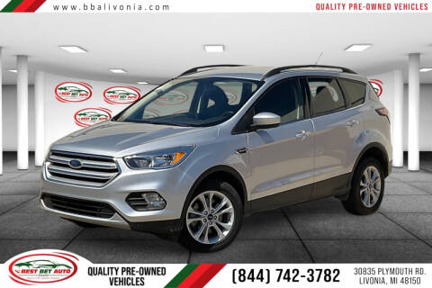 2018 Ford Escape for sale at Best Bet Auto in Livonia MI