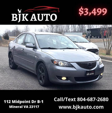 2006 Mazda MAZDA3 for sale at BJK Auto in Mineral VA