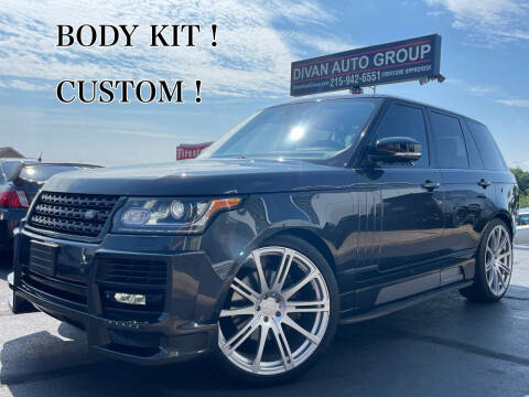 2013 Land Rover Range Rover for sale at Divan Auto Group in Feasterville Trevose PA