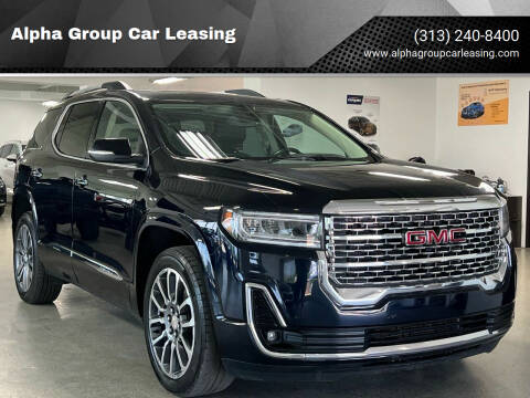 2021 GMC Acadia for sale at Alpha Group Car Leasing in Redford MI