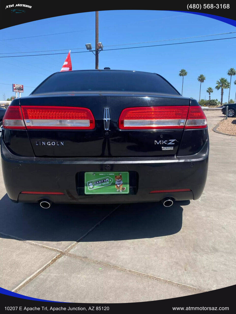 2012 Lincoln MKZ for sale at ATM MOTORS in Apache Junction, AZ