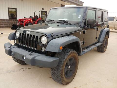 2017 Jeep Wrangler Unlimited for sale at NORRIS AUTO SALES in Edmond OK