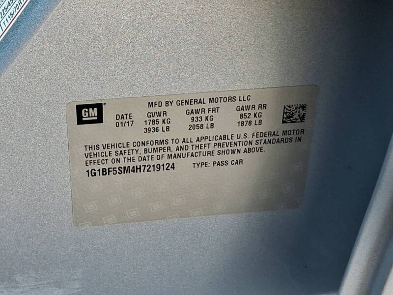 2017 Chevrolet Cruze Premier Auto