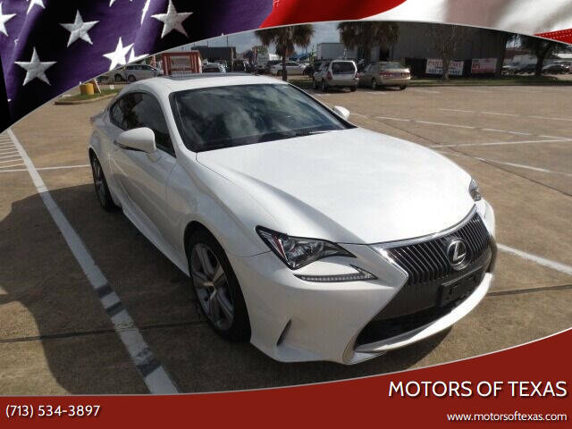 White 2016 Lexus RC 200t Base 2dr Coupe 1