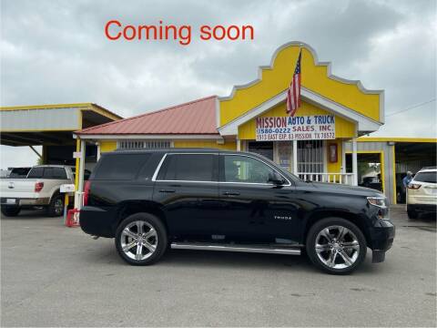 2016 Chevrolet Tahoe for sale at Mission Auto & Truck Sales, Inc. in Mission TX