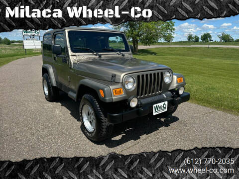 2004 Jeep Wrangler for sale at Milaca Wheel-Co in Milaca MN